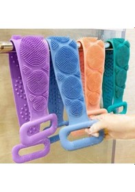 Resim Silikon Çift Taraflı Banyo Kesesi 