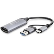 Resim Genel Markalar Hdmı Vıdeo Capture Type-C + Usb3.0 4K 30Hz Gri HDX7844 