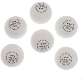 Resim 6 Adet 40+mm İleri Seviye Antrenman / Yarışmaya Uygun Masa Tenisi Topu 