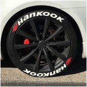 Resim komauto Hankook Lastik Yazısı 4 Adet 2.5 Cm Motorsiklet Ve Araçlar Için (MADE IN USA) ® 