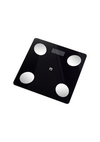 Resim Mufunye Akıllı Vücut Yağlığı Terazi, Mijia Uygulaması İle Tam Vücut Analizi, Bluetooth Senkronizasyonu, Usb Şarjlı, 26x26 Cm Siyah 