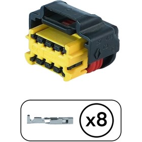 Resim TE Connectivity Renault Far Soketi 8 Pin Kablosuz 