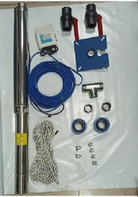 Resim Impo Sk 415/08 3Hp Krom Başlıklı 25 Mt Yassı Kablolu Ve Panolu 50 Mt Halatlı Çift Vanalı Akıtma Başlıklı Monofaze Takım Dalgıç Pompa 