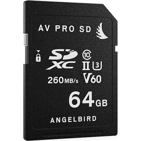 Resim AngelBird AV PRO SD MK2 V60 64 GB | 1 Pack 