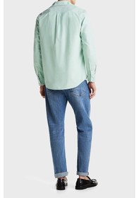 Resim Tommy Hilfiger Erkek Gömlek Mw0mw35774 L4f Yeşil Yeşil 