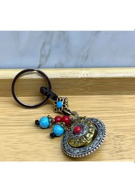 Resim Mantra Çarkı Şans Anahtarlık 