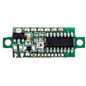 Resim TLS Robotik 0.28 inch 3.5-30V İki Kablolu DC Yeşil Voltmetre 