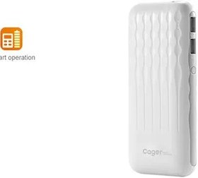 Resim Cager Batterie Externe Portable 12000 mAh Smart and Fashion WL120 Blanc 
