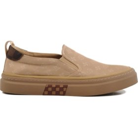 Resim Guja Bej Hafif Slip-On Erkek Casual Ayakkabı 