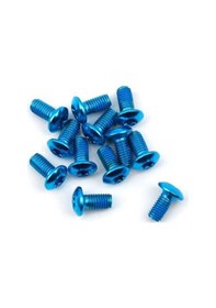 Resim Pro Bisiklet Scooter Fren Disk Vidası Rotor Civatası 6 Vida Mtb Rotor Vidası 12li Paket Mavi Renk 