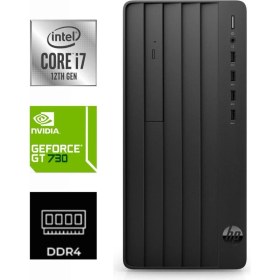 Resim Hp Pro Tower 290 G9 I7-12700K 9M938AT-228 16GB 1tb Quadro Nvidia GT730 Freedos Masaüstü Bilgisayar 