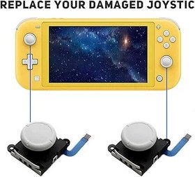 Resim HYNNIO Nintendo Switch lite, 2 adet Tamir Joystick Yedek Alet Kiti Switch lite ve Nintendo Joycon Controller için 