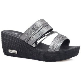 Resim Voga 2044 Comfort Casual Dolgu Taban Kadın Terliği 