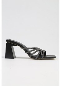 Resim Pierre Cardin Pc-53008- 3691 Siyah-kadın Topuklu Terlik Siyah 