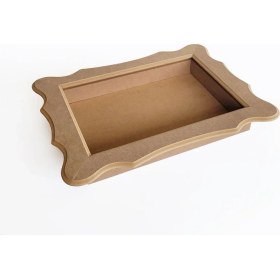 Resim Boyanabilir Cam Takılabilir 45 cm Dikdörtgen Figürlü Tepsi, Dekorasyon Panosu 