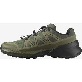Resim Salomon Speedcross Peakolive Night/deep Lichen Green/black Erk Patika Koşusu Ayakkabısı L47948700 Haki | Unisex 