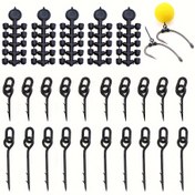 Resim 1 Set Sazan Balıkçılık Aksesuarları, Pop Up Yem Kaynatma Başak Sokmaları, Olta Kancası Tıpa, Sazan Saç Ronnie Rig İçin Boncuklar, Mücadele Ekipmanları 