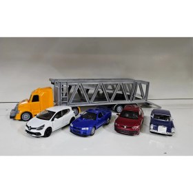 Resim Yıldız Dükkan Oyuncak Taşıyıcı Tır ve Arabalar Set Halinde Hediyelik Koleksiyonluk 