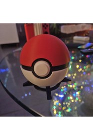 Resim Mizaku Pokeball Şeklinde Nintendo Switch Kartuş Kutusu Stand Dahil 