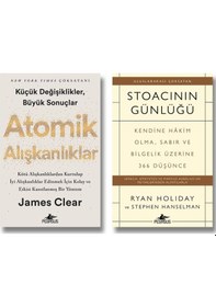 Resim Pegasus Yayınları Atomik Alışkanlıklar - Stoacının Günlüğü 2 Kitap Set James Clear Ryan Holiday 