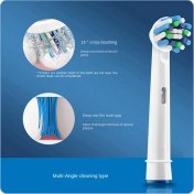 Resim Braun Oral B Için 10 Pc Brecısıon Temizlik Diş Fırçaları Yedek Fırça Başlıkları Çok Açılı Temizleme Modeli (Yurt Dışından) 