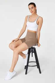 Resim Jerf Lucia Biker Tayt Açık Kahve 