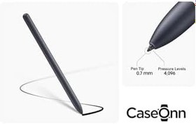 Resim CaseOnn Kalem Ucu 5 Adet Siyah Siyah Galaxy Tab S6 Lite 10.4` P610 ile uyumlu 