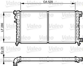 Resim RADYATÖR SAXO 96-01 106 96 1.5D AC KLİMASIZ MEK 529x286x24 