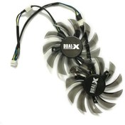 Resim FirstD Dual X 75mm Fd7010h12s Ekran Kartı Fanı 