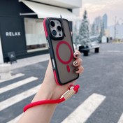 Resim Lüks Mat Dokulu Lens Metal Braketi Manyetik Kablosuz Şarj Telefon Kılıfı ve Boyun Askısı, Kamera Lens Koruyucu Filmi ile iPhone 16promax 16 15 14 13 12 11 Pro Max Plus için Uygun 