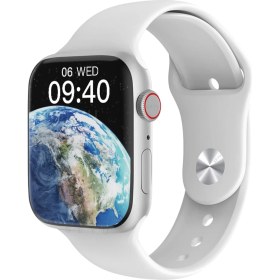Resim Seyu Watch Watch 9 Pro Gümüş Iphone ve Android Tüm Telefonlara Uyumlu Akıllı Saat 
