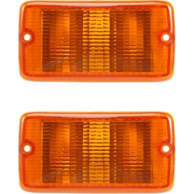 Resim Gemstone 2 Adet 2001-2006 Jeep Wrangler (Tj) Plastik Lens Lh &amp; Rh 55156488AB 55156489AB (Yurt Dışından) 