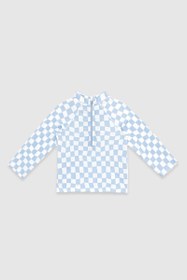 Resim UV Korumalı Uzun Kollu Erkek Bebek Üst Mayo Groovy Checker - Groovy Checker / 2-3 Yaş 