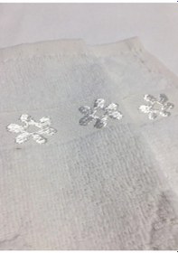 Resim Havlulu Mutfak Önlüğü Panama Örgülü Kırmızı - Beyaz 