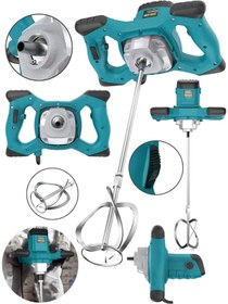 Resim Graizer Alman Mx-3000 Bakir Sargi 6 Kademe Devirli Ayarlı Elektirikli Alçı Boya Ve Harç Karıştırıcı Mikser 
