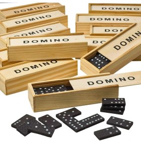 Resim Kuzgun Ticaret Ahşap Domino Seti 