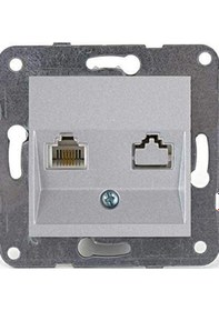 Resim Viko Artline Novella Gümüş Tekli Nümeris Telefon Çerçevesiz - 92605032 
