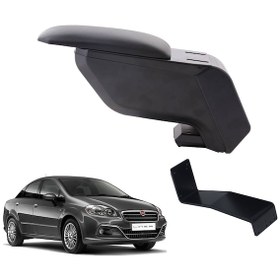 Resim 3 Tıkla Fiat Linea 2014 Delmesiz Çelik Ayaklı Siyah Kolçak Kol D 