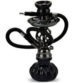 Resim EnTiti Mini Cam Nargile Seti Masa Nargilesi Taşınabilir 32 Cm Nargile Takımı-gmy Shop 