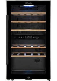 Resim La Sommeliere Ecs312z Çift Isılı Service Solo Şarap Dolabı, 29 Şişe Kapasiteli 