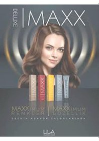 Resim Maxx Deluxe Saç Boyası 8.0 Açık Kumral + Oksidan X 2 (445455167) 