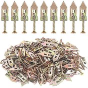 Resim Seeppitous Alçıpan Kendi Kendini Delme Ankrajları Vidalı, Duvar Yalıtım Tahtası Için Uygun Vidalı Içi Boş Duvar Ankraj Kiti, Raf (Yurt Dışından) 