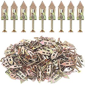 Resim Seeppitous Alçıpan Kendi Kendini Delme Ankrajları Vidalı, Duvar Yalıtım Tahtası Için Uygun Vidalı Içi Boş Duvar Ankraj Kiti, Raf (Yurt Dışından) 