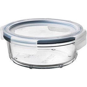 Resim Saklama Kabı Ikea Cam-Plastik Kapaklı 400 Ml Çap 14 Cm 