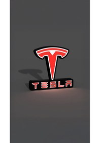 Resim Tesla Dekoratif Aydınlatma Led Gece Lambası Çok Renkli 