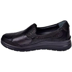 Resim Forelli Hakiki Deri Comfort Kadın Ayakkabı For-faye Siyah Siyah 