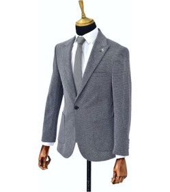 Resim Erkek Tek Spor Ceket Çift Yırtmaçlı Bgl-st03983 Lacivert 
