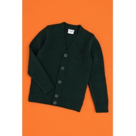 Resim U.s. Polo Assn. Erkek Çocuk Koyu Yeşil Hırka (Triko) 50317150-VR079 