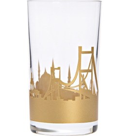 Resim Camhare 62508K İstanbul Altın 6 lı Kahve Su Bardağı 