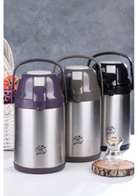 Resim Cooker Ckr2007 Pompalı Çelik Termos 2.5 Lt Tekli 